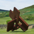 Custom hand large art craft garden metal corten steel sculpture